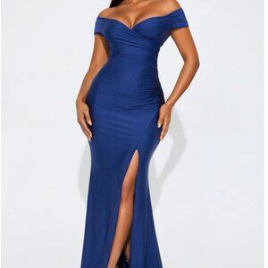 Romantic Nights Maxi Dress - Navy